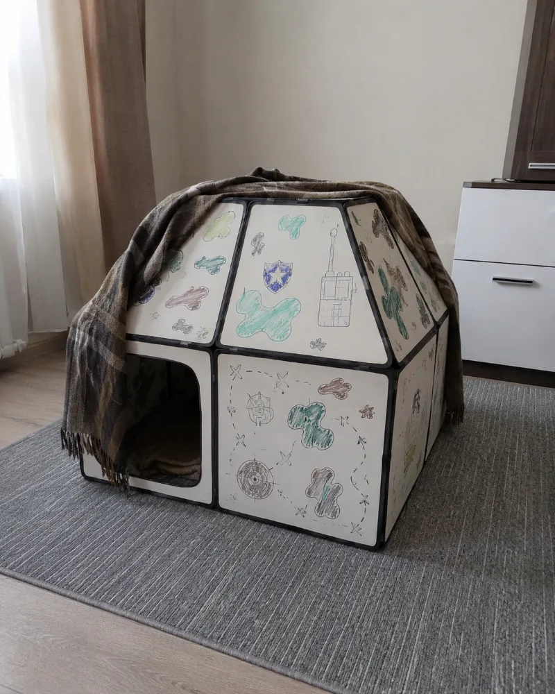 A customer’s house — secret base